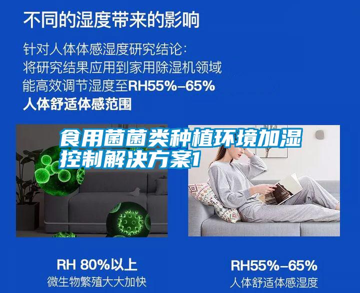 食用菌菌類種植環境加濕控制解決方案1