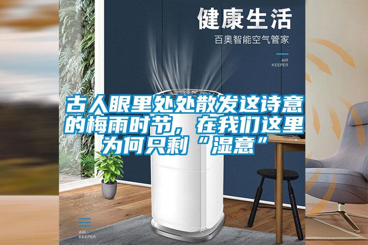 古人眼里處處散發這詩意的梅雨時節,在我們這里為何只剩“濕意”