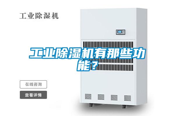 工業除濕機有那些功能？