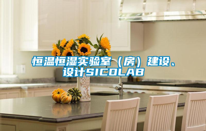 恒溫恒濕實驗室(房)建設、設計SICOLAB