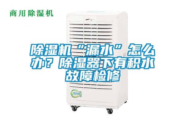 除濕機(jī)“漏水”怎么辦?除濕器下有積水故障檢修