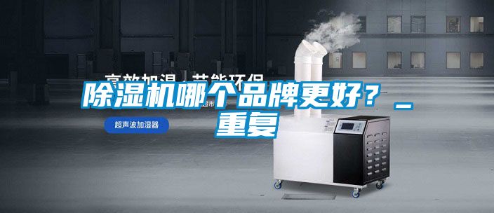 除濕機哪個品牌更好?_重復