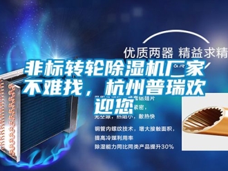 企業新聞非標轉輪除濕機廠家不難找，杭州普瑞歡迎您