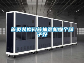 企業(yè)新聞首頁裝修問答抽濕機(jī)哪個牌子好